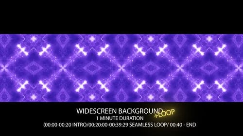 Purple Wall Kaleido Club Particles Background