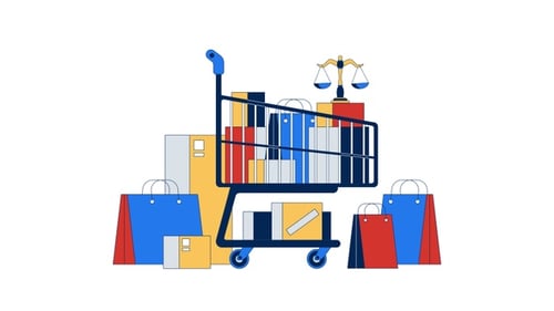Animación 2D sobre los derechos del consumidor
