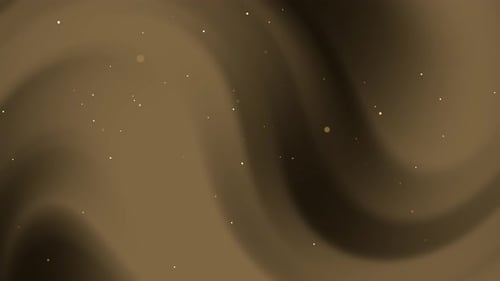 Elegant Abstract Golden Fluid Particles Background Animation