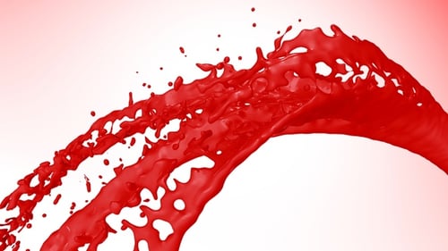 Roter Paint Splash V2