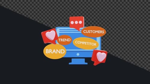 Digital Marketing Strategy 4K Animation