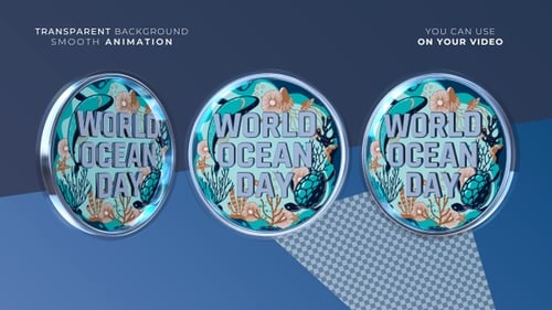 World Ocean Day Badge V6