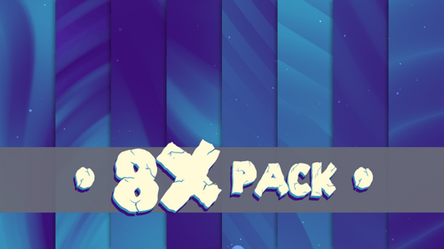 Blue and Purple Abstract Fluid Loop Background