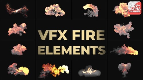 VFX Fire Elements | Motion Graphics
