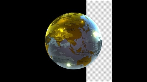 3d Earth Globe Transparent Background