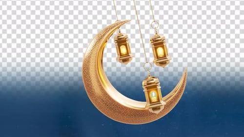 4K Ramadan Kareem | Alpha channel