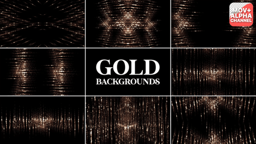 Gold Backgrounds | Motion Graphics