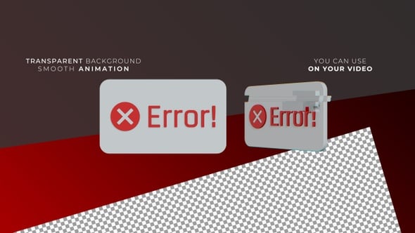 Error V5, Overlays Motion Graphics ft. error & tick and cross - Envato
