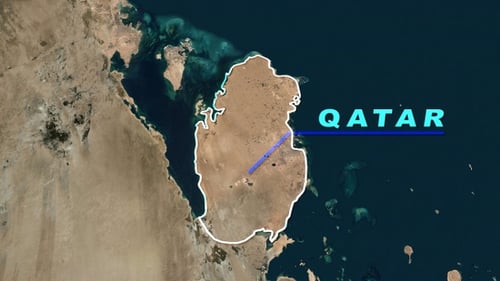 Qatar World Map
