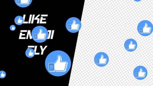 Like Icon Emoji Fly Alpha