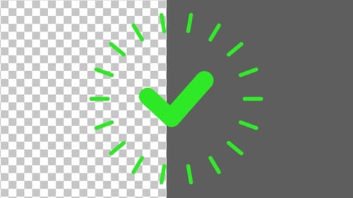 3D Check Mark | Alpha Channel