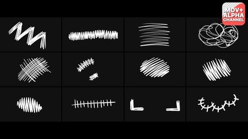 Lively Line Zigzag Scribble Animations