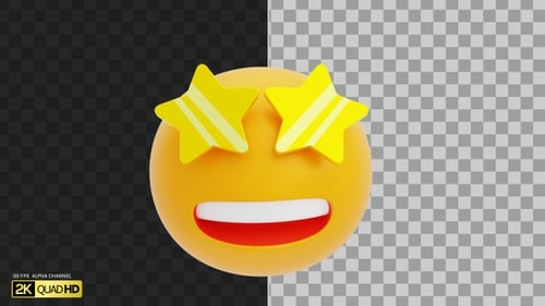 3D Star Eyes | Alpha Channel