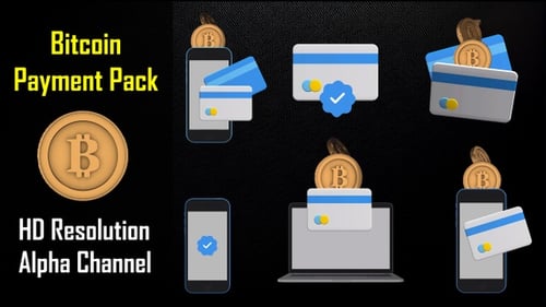 Bitcoin Payment Motion Graphics Pack