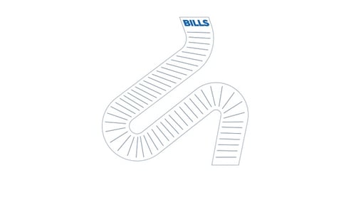 Minimalist Animated Bill or Receipt Line Graphic Reveal