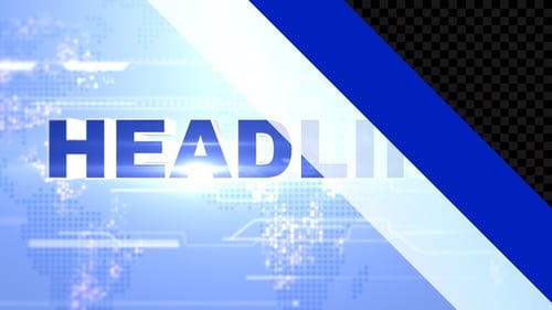 Modern 3D Corporate Headline Text Animation