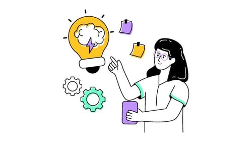 Brainstorming Animation Alpha Channel