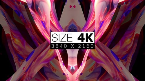 Colorful Abstract Fluid Motion Background Loop