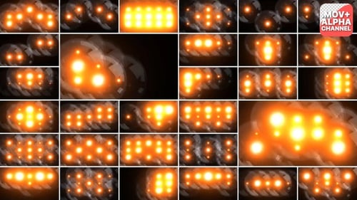 Collection of Flashing Light | Motion Graphics