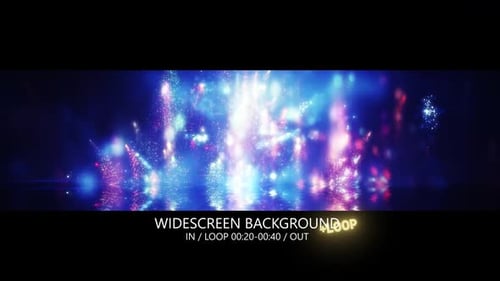 Holiday Celebration Show Particles Background