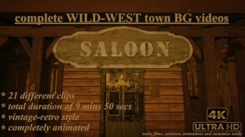Wild-West : A Complete Town Background Scenes Package