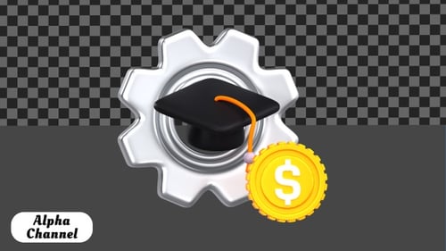 Academy Scholarship and Education 3D Animation | Alpha Channel