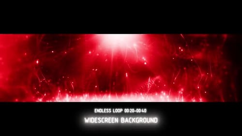 Red Light Particles Widescreen Background