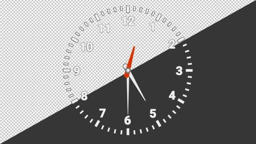 3D Clock | Alpha Channel