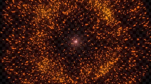 Particles Explosion for alpha channel