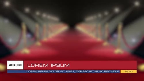 Flat Design Modern Lower Third Title Broadcast Graphic