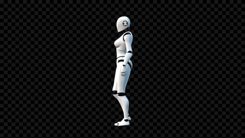 Robot Idle Animation Side View