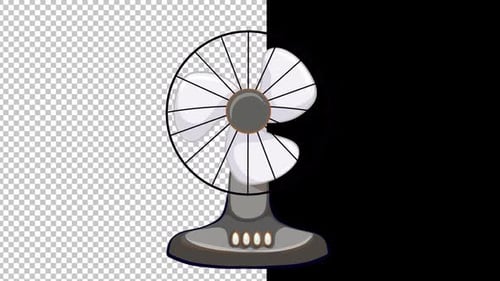 Fan Animation Alpha Channel