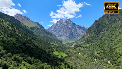 Mountain Rising In The Plateau
