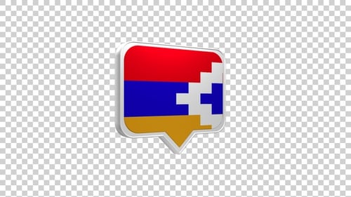 Icône du drapeau de Nagorno