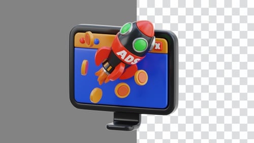 A animação 3D do Boost Ads fortalece a visibilidade | Alpha Channel