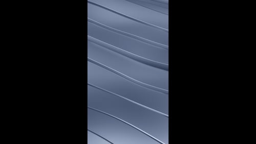 Vertikales Video, eleganter silberner Linien, Wellen, Loop-Animationshintergrund