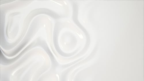 Abstract Smooth White Fluid Motion Background