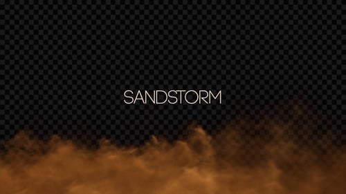 Realistic Sand Dust Ground Effect Overlay Animation