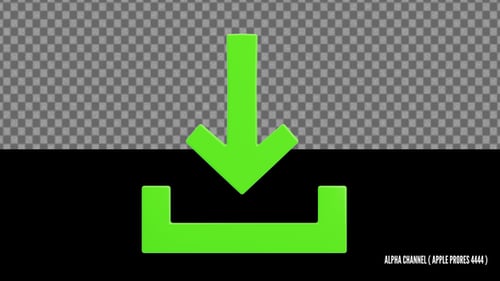 3D Downlaod Animation | Alpha Loop