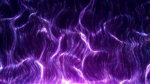 Abstract Purple Striped Rising