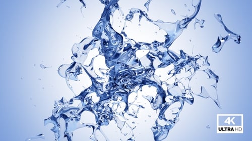 Dynamic Water Splash Reveal Transition Animation