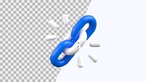 Link Error 3D Animation | Alpha Channel