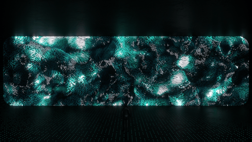 Dynamic Textured Cubes Abstract Background Animation