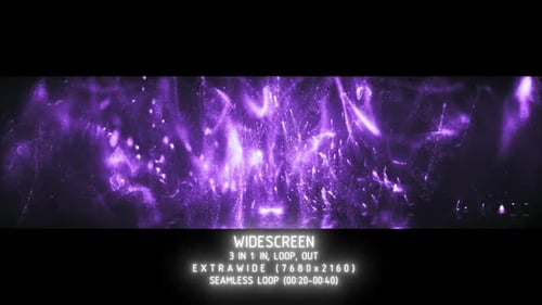 Abstract Particle Swirl and Glow Effect Loop