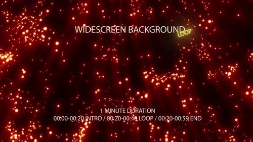 Rising Fire Glow Particles