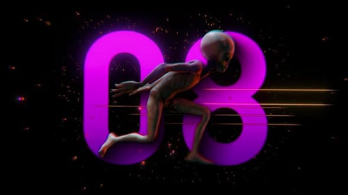 Alien Colour Strobe Countdown Pack