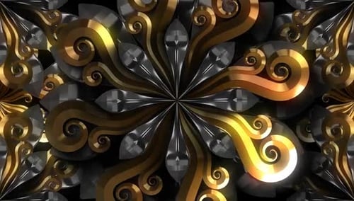 Silver Gold Motif
