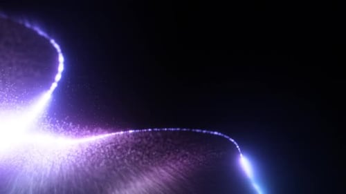 Ethereal Abstract Particle Flow Logo Reveal