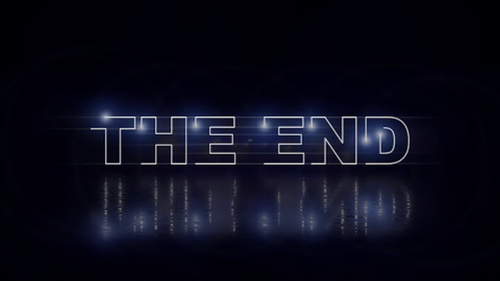 The End Text Animation 2