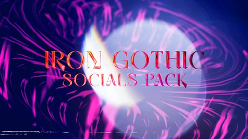 Lot de 12 phrases sociales gothiques en fer sur Alpha